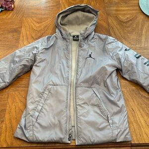 Nike Air Jordan gray coat